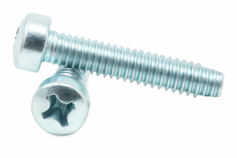 8B250SPL0Z/P493 8B X 2 1/2 PHIL FILLISTER SMS W/.188 LEADER POINT